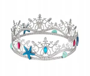 Crown party headpiece PartyDeco Królowa morza korona — decorative costume accessory