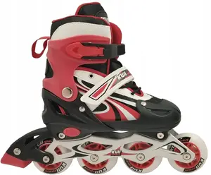 Children's Adjustable Roller Skates Vizari Kub_05-CS310K-CRV size 31–24 red