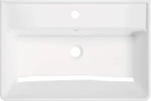 Ceramic countertop/wall-mounted washbasin with tap hole, COM CDT_6U7S