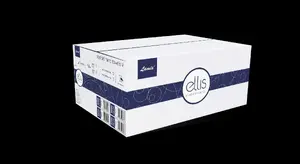 Papīra roku dvielis ZZ Ellis Professional, 100% celiuloze, violets apdruka, modelis 2615
