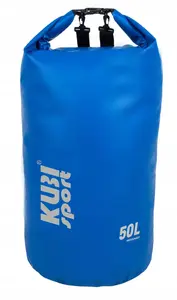 Ūdensizturīgs sausais maisiņš laivai un kajakam Verk Kubisport 50 l, ruļļa aizdare, PVC