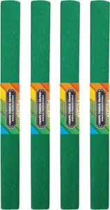Crepe Paper Sheets STARPAK 50 x 200 cm dark green, pack of 10