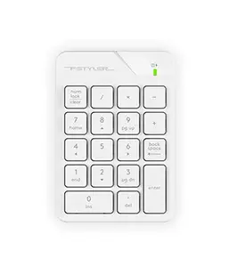 A4Tech Fstyler FGK21C numeric keypad Universal USB White