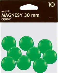 Magnets kw trade Magnesy Grand 20 mm green pack of 10