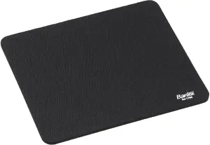 Mouse Pad Bantex nylon black — compact rectangular mousepad for optical and laser mice
