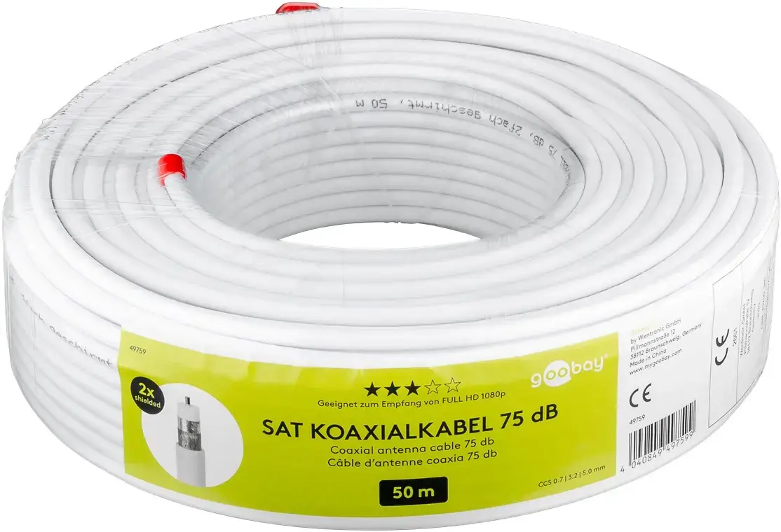 Goobay 49760 coaxial cable 49760 Photo 2