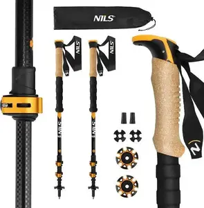Trekninga nūjas Nils Extreme TK8605 alumīnija regulējamas 65–135 cm