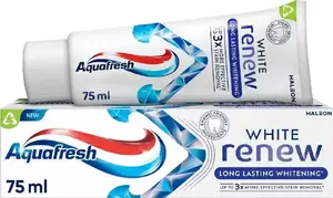 Зубная паста Aquafresh White Renew Long Lasting Whitening с фтором 75 мл
