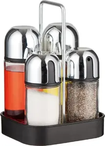 KingHoff spice set KH-1647 — tabletop spice rack with jars and shaker containers