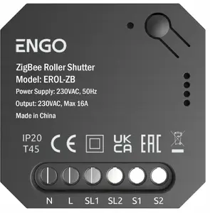 Engo EROL-ZB Контроллер рулонных штор ZigBee — встраиваемый для ENGO Smart