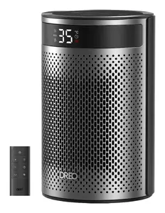 Dreo Atom 416 Iekštelpas Melns 1500 W Elektriskais termoventilators