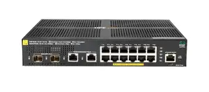HPE Aruba Networking 2930F 12G PoE+ 2G/2SFP+ Switch Управляемый L3 Gigabit Ethernet (10/100/1000) Питание по Ethernet (PoE) 1U Черный
