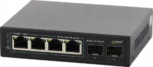 Switch PoE PULSAR SFG64WP-BT — 6-port Gigabit Ethernet, 2× SFP, 4× PoE++