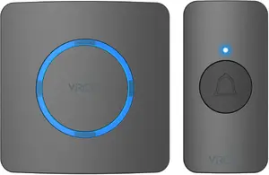 Wireless Doorbell ORNO DB-11/B — learning system, 38 melodies, 200 m range, black