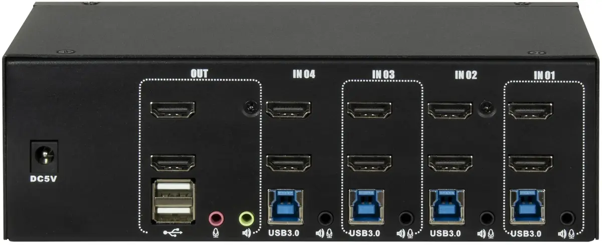 Inter-Tech AS-42HUS KVM switch 88887412 Photo 2