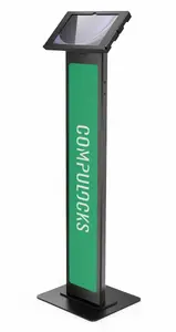 Compulocks Galaxy Tab A9+/A11+ Apex Enclosure Brandable Floor Stand Black