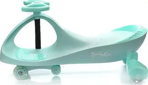 Каталка Meteor Swingo (модель 76607-3) мятный — детский гравитационный ездовой автомобиль