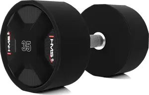 Dumbbell HMS Hantel CPU polyurethane 1 x 35 kg — single fixed-weight plate