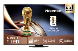Hisense 75U8Q 190,5 cm (75") 4K Ultra HD Smart TV Wi-Fi Черный, Серый