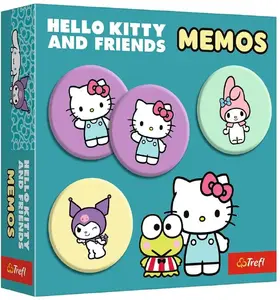 Карточная игра на память TREFL Memos Hello Kitty — детская игра на сопоставление, модель 02898