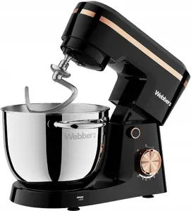 Planētārais mikseris Webber SM15 2000W ar 5,2 l bļodu, daudzfunkcionāls