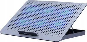 Laptop cooling pad DEFENDER NS-520 for 15.6" laptops, metal body, 6 fans, 2x USB, lighting