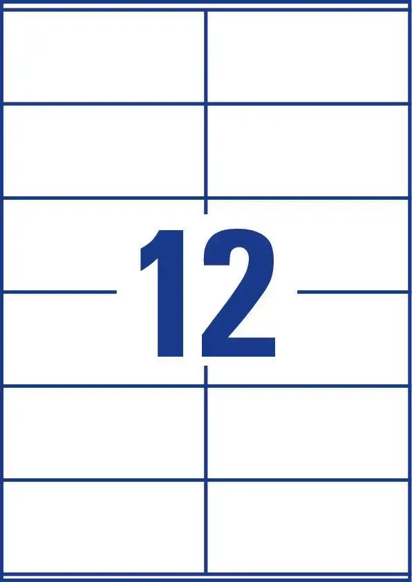 Avery L7875-20 self-adhesive label L7875-20 Photo 3