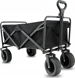 Folding Metal Camping Trolley Offlander OFF_CACC_40 – 150L Capacity, Foldable Frame, Heavy-Duty Carrying Wagon