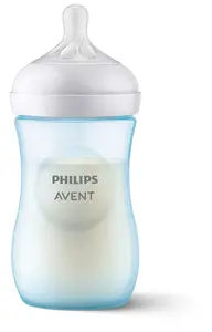 Детская бутылочка Philips Avent Natural Response SCY903 — пастельно‑голубая, для кормления