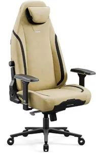 Игровое кресло Diablo Chairs X.Eye Prime Broken Gold, нормального размера, эргономичный гоночный дизайн