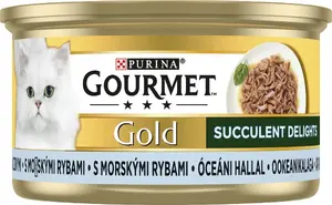 Влажный корм для кошек Gourmet Gourmet Gold Karma Succulent Delights с океанической рыбой 85 г