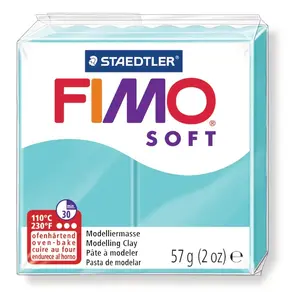 Polimēra māls Staedtler Fimo Soft 56 g tirkīza (185279)