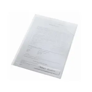 Document sleeves LEITZ Combifile model 47260003 for A4 papers, clear protective pockets, pack