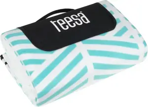 Пикниковое одеяло TEESA TSA8904-2 200x300 см с изоляцией и длинным ремнем для переноски, синий