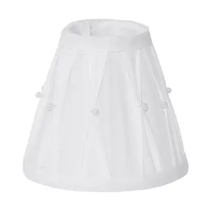 Pendant lamp EGLO 1+1 VINTAGE, indoor white fabric shade, Ø120 mm, 130 g