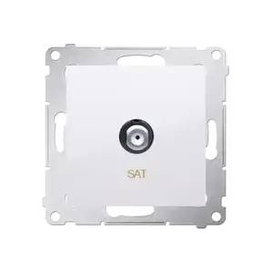Antenas ligzda Kontakt-Simon SIMON54 SAT balta DASF1.01/11