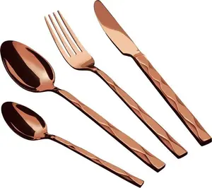 Cutlery Set 24-piece Berlinger Haus Rosegold BH-2621 — stainless flatware for 6 persons