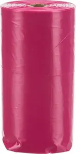 Dog waste bags Trixie, scented with rose, pink, 4 rolls × 20 bags