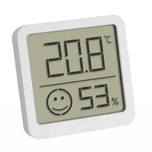 Digitāls termo-higrometrs TFA 30.5053.02 balts — iekštelpu temperatūras un mitruma mērītājs
