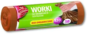 Anna Zaradna waste segregation bags BIO LDPE 120 L 10 pcs brown