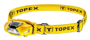 Headlamp Topex 94W390 — compact rechargeable head torch, hands-free lighting