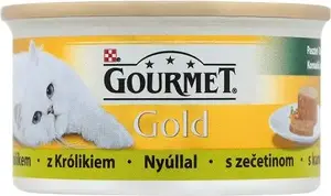 Влажный корм для кошек Gourmet паштет с кроликом 85 г