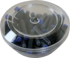 Refill Ink Cartridges Cresco for Fountain Pens, Box of 50 (CRES0224)
