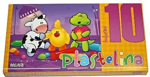 Пластилин Mona Plastelina MONA P10 — мягкий моделирующий материал, многоразовый