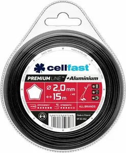 Trimmer Line Cellfast 2.0 mm x 15 m, star/flake profile, model 35-052
