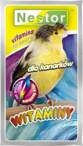 Nestor bird vitamin powder for canaries 20 g — feather and general health supplement