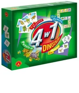 Детский конструктор Alexander 4w1 Dinozaury модель 0556 — многофункциональный набор с фигурами динозавров