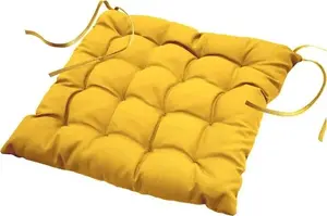 Подушка на стул Douceur d'Interieur Essentiel 40x40 см горчичный