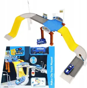 Rotaļu komplekts mega creative PARKING AKC 30×22×8 POLICJA WB 30 – izmēri 30×22×8 cm