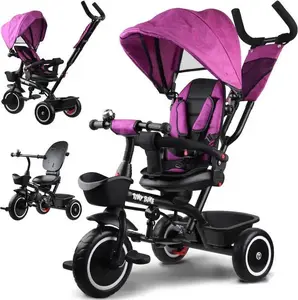 Trīscikls Tiny Bike 3‑1 ar nojumi SP0650, Tiny Bike